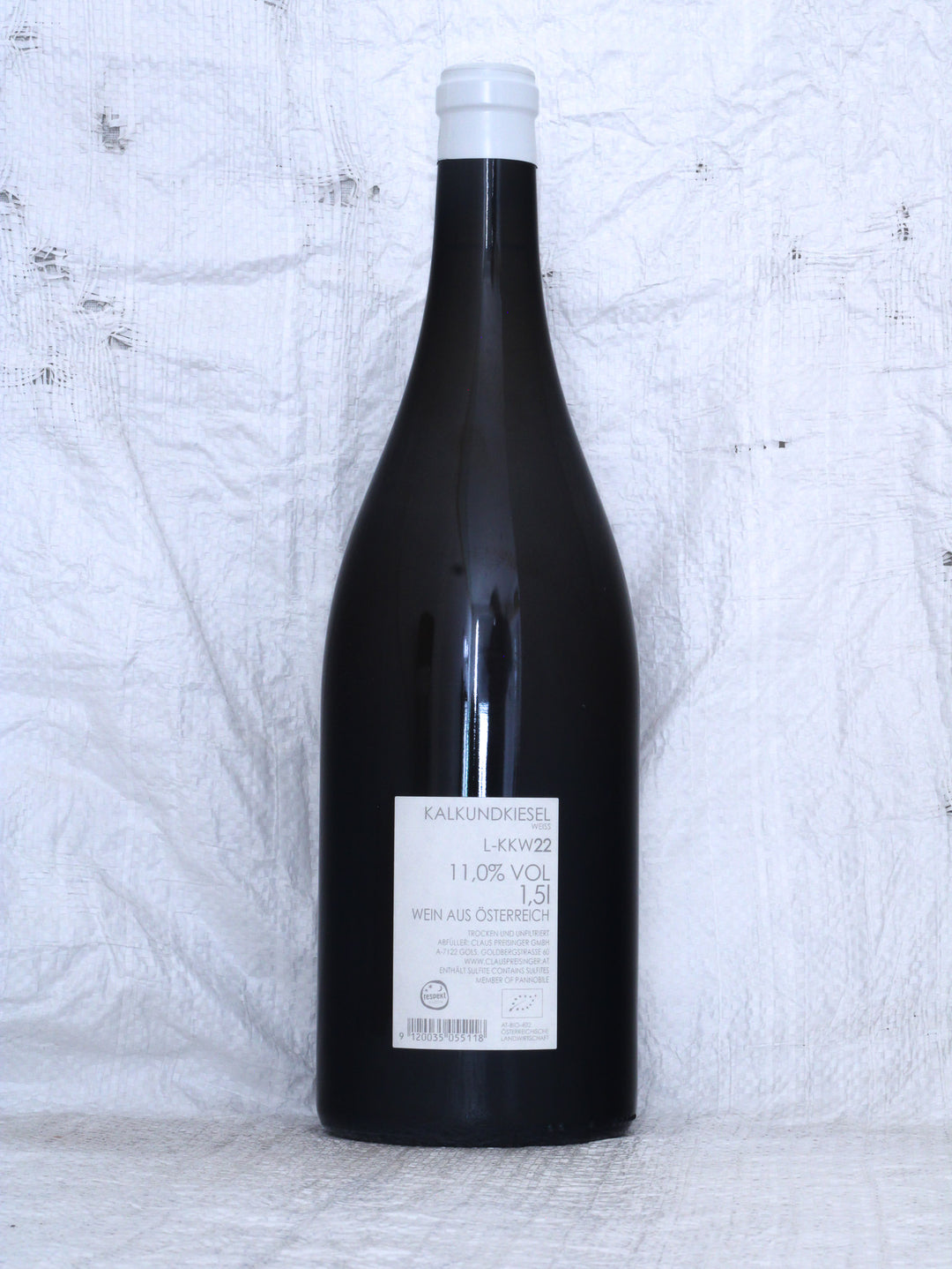 Claus Preisinger Bio Wein aus Oesterreich Kalk und Kiesel Weiss 2022 Magnum 1500ml Weinflasche