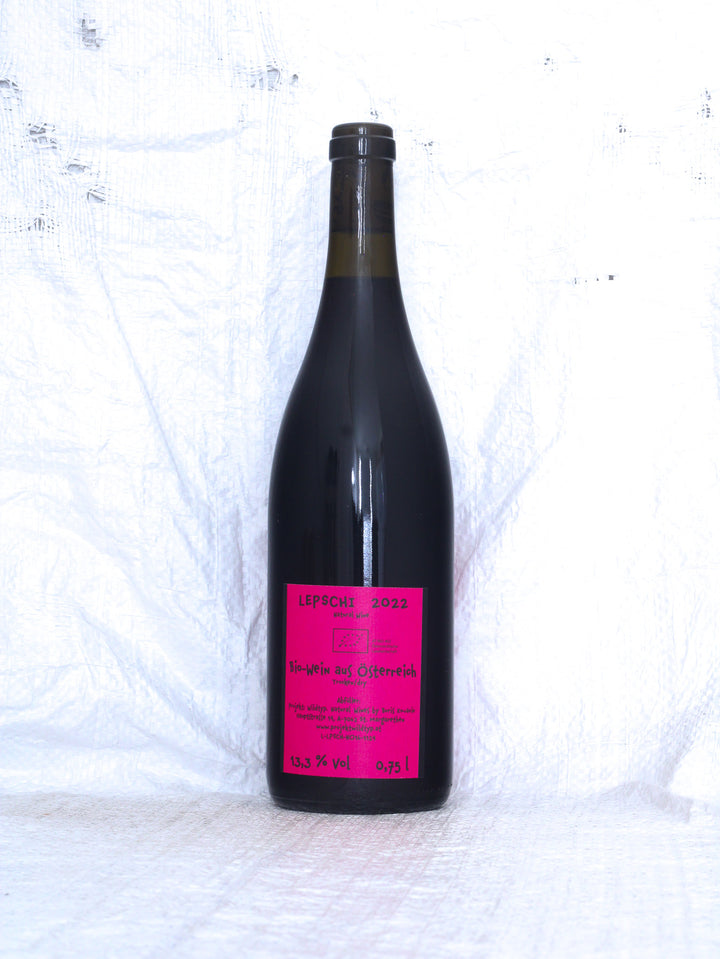 Projekt Wildtyp
Lepschi 2022 Bio Rotwein aus dem Burgenland