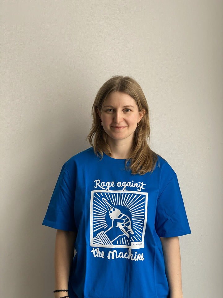 rage against the machine shirt blitzblau