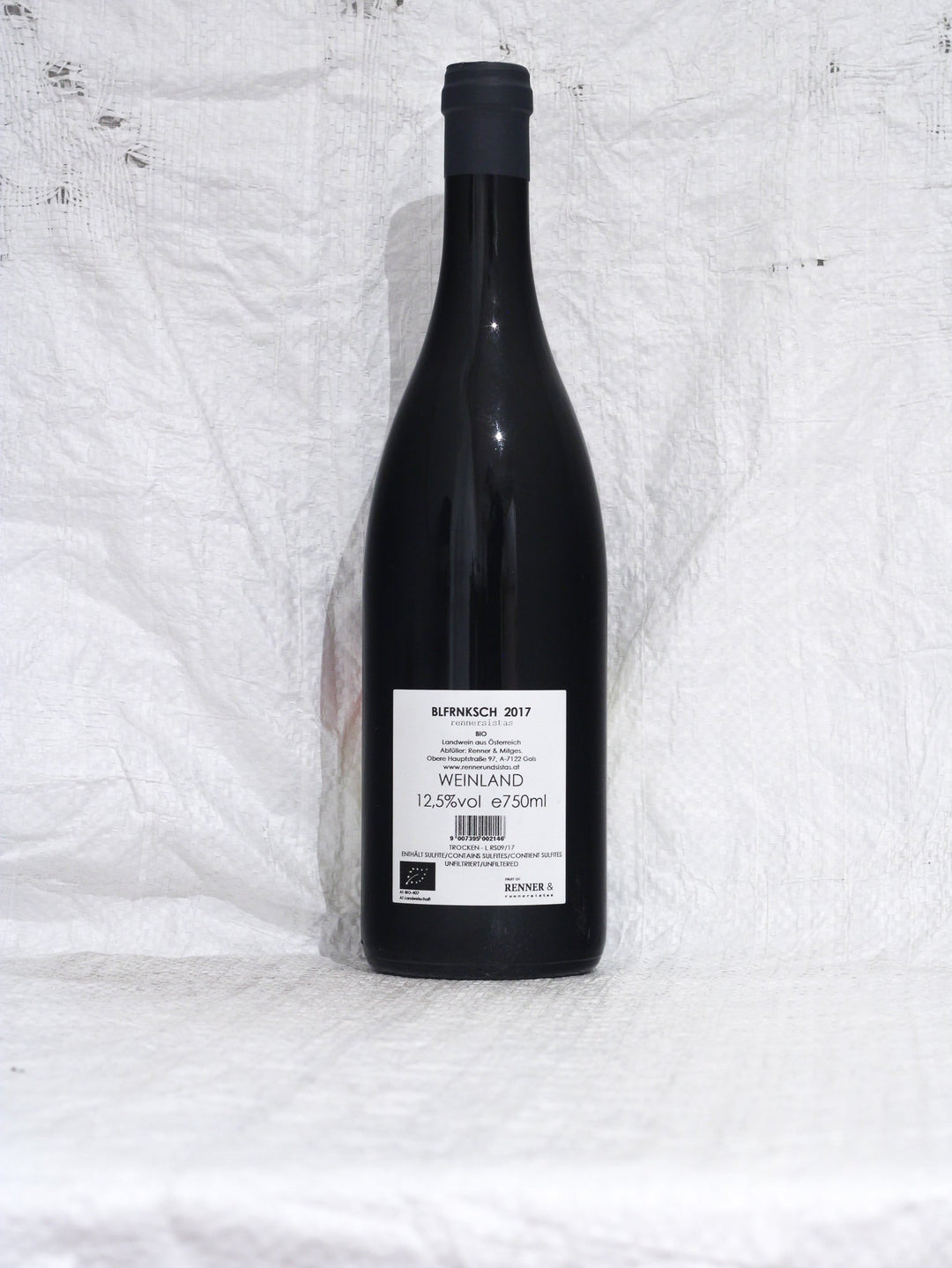 Blaufränkisch 2017 0,75L Bio Wein von rennersistas