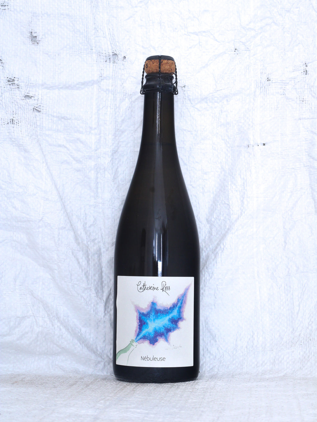 Catherine Riss Elsass  Wein Nebuleuse 2023 Weinflasche Cremant