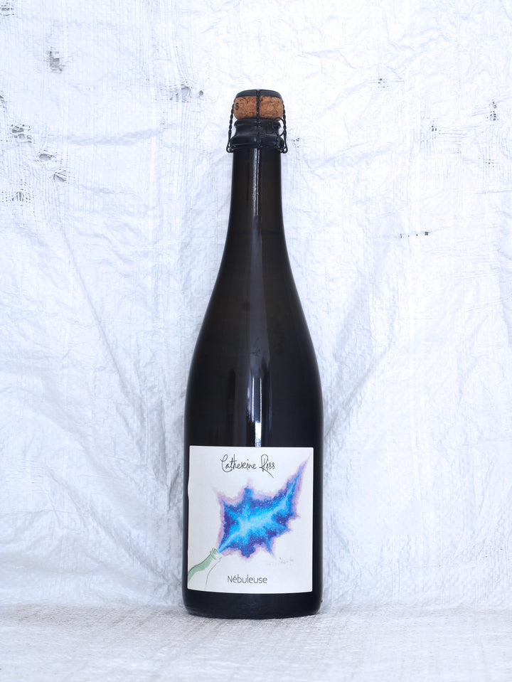 Catherine Riss Elsass  Wein Nebuleuse 2023 Weinflasche Cremant
