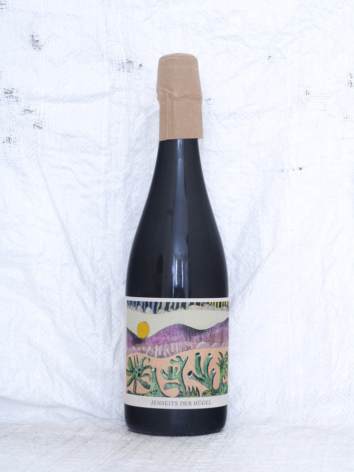 Schödl Family JENSEITS DER HÜGEL Blanc de Blancs Brut Nature 2021/22 Sekt aus Österreich. 
