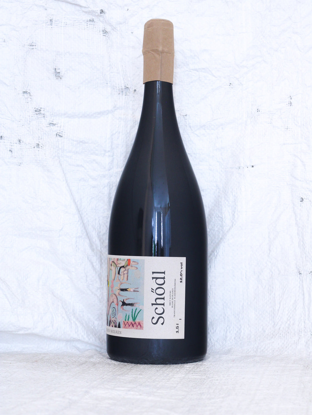 Schödl Family
UNTER WEISSEN WOLKEN Blanc de Blancs Brut Nature Non Vintage Schaumwein aus Österreich. Magnum 1,5 Liter Flasche.