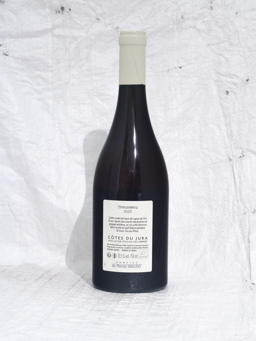 Trousseau 2023 0,75L Bio Wein von Domaine des Marnes Blanches