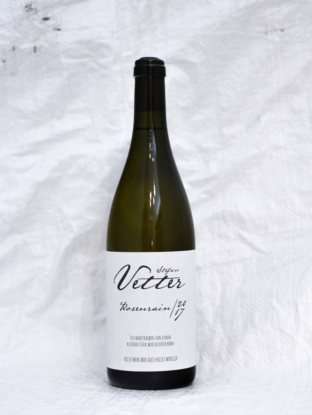 Stefan Vetter Rosenrain 2017, Weißwein aus Deutschland