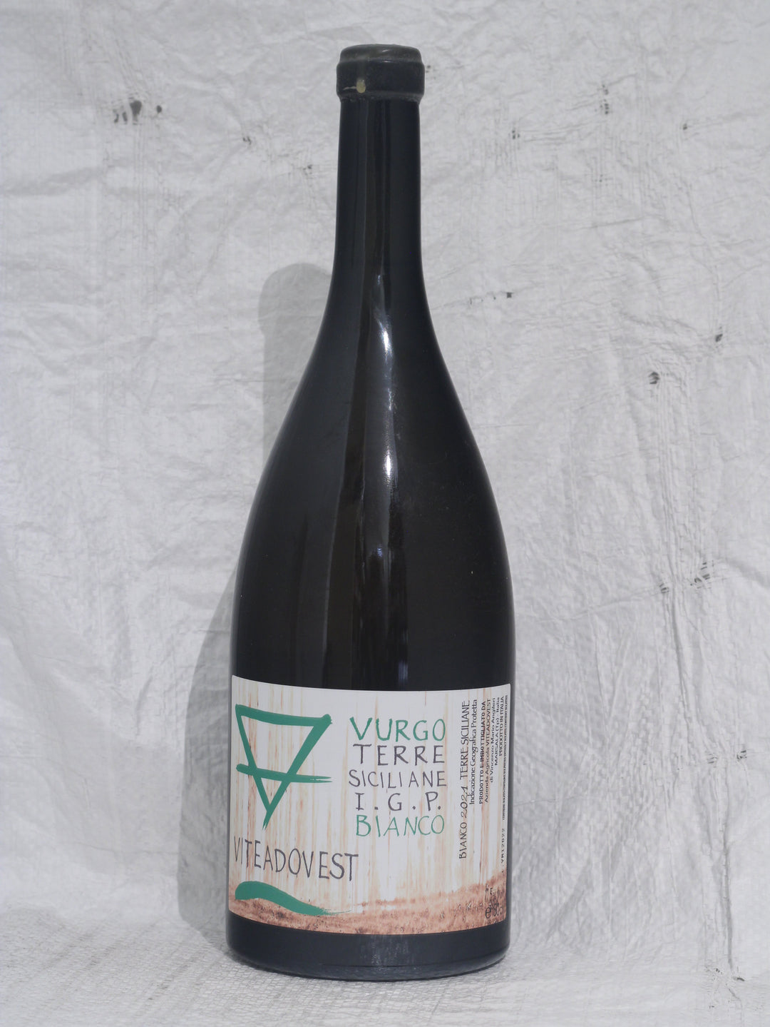 Wein aus Sizlien von Viteadovest Vino Bianco Vurgo 2021 1,5Liter Magnum