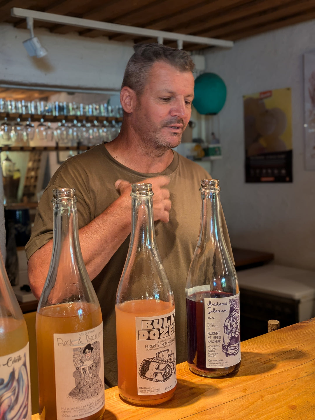 Winzer Hubert Hausherr aus dem
Elsass in Frankreich