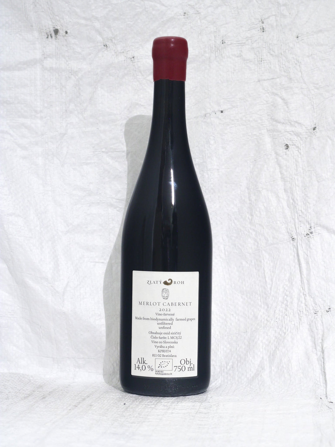 Merlot Cabernet 2022 0,75L  Wein von Zlaty Roh