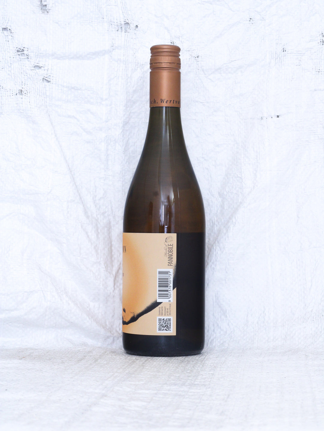 Rückseite von Andreas Gsellmann Grauburgunder 2025 Bio Wein aus Österreich mit Angaben zu Ausbau und Herkunft