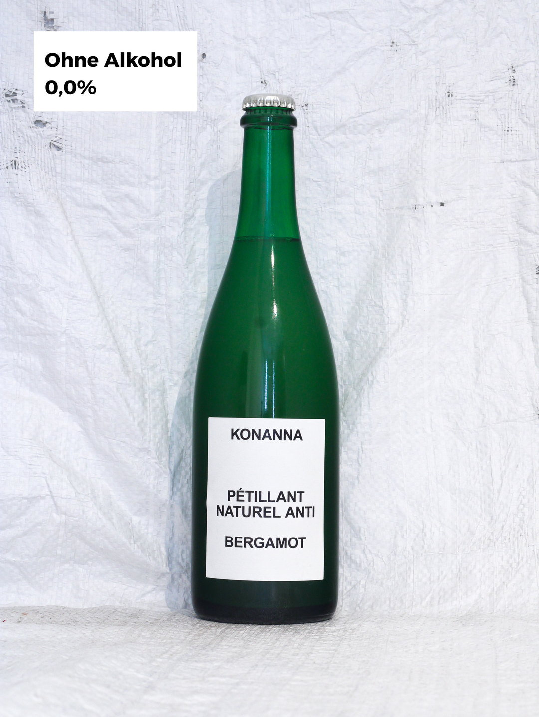 Anti Bergamot NV Konanna alkoholfreier Bio-Drink – erfrischende alkoholfreie Alternative 0,0% mit Bergamotte