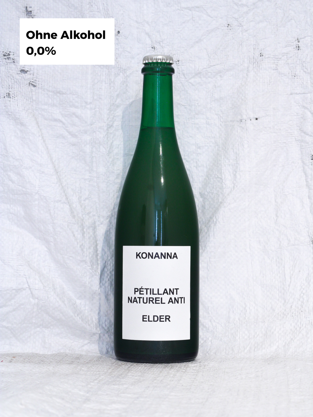 Anti Elder NV Konanna alkoholfreier Bio-Drink – alkoholfreie Alternative mit Holunder und floraler Frische