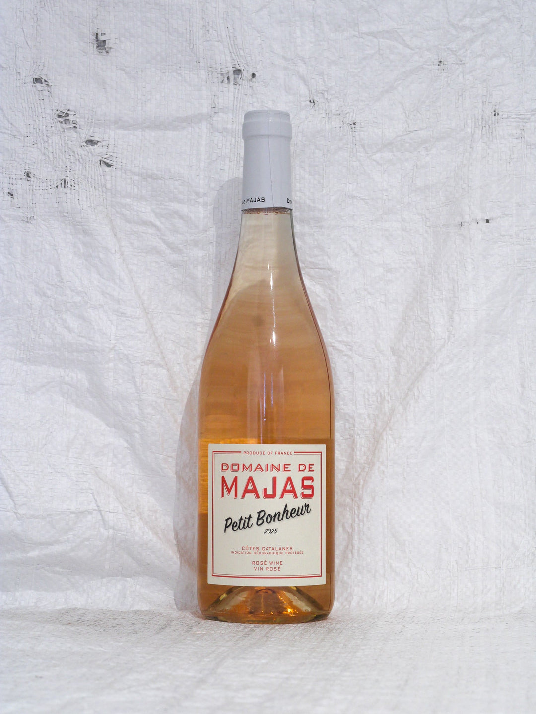 Domaine de Majas Petit Bonheur Rosé Flasche – Bio-Roséwein aus dem Roussillon Frankreich von Alain Carrère