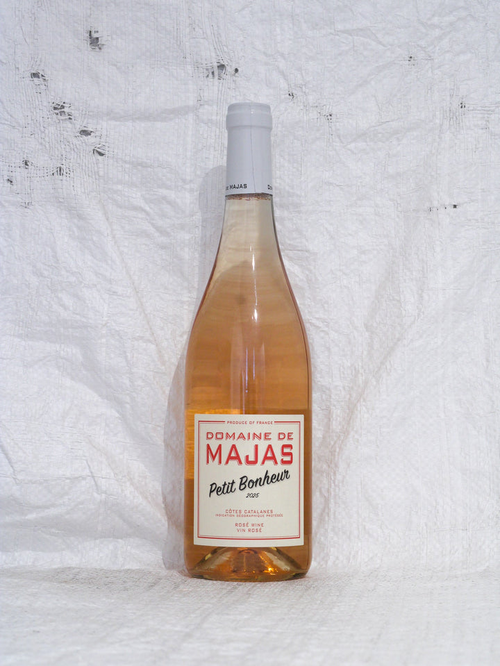 Domaine de Majas Petit Bonheur Rosé Flasche – Bio-Roséwein aus dem Roussillon Frankreich von Alain Carrère
