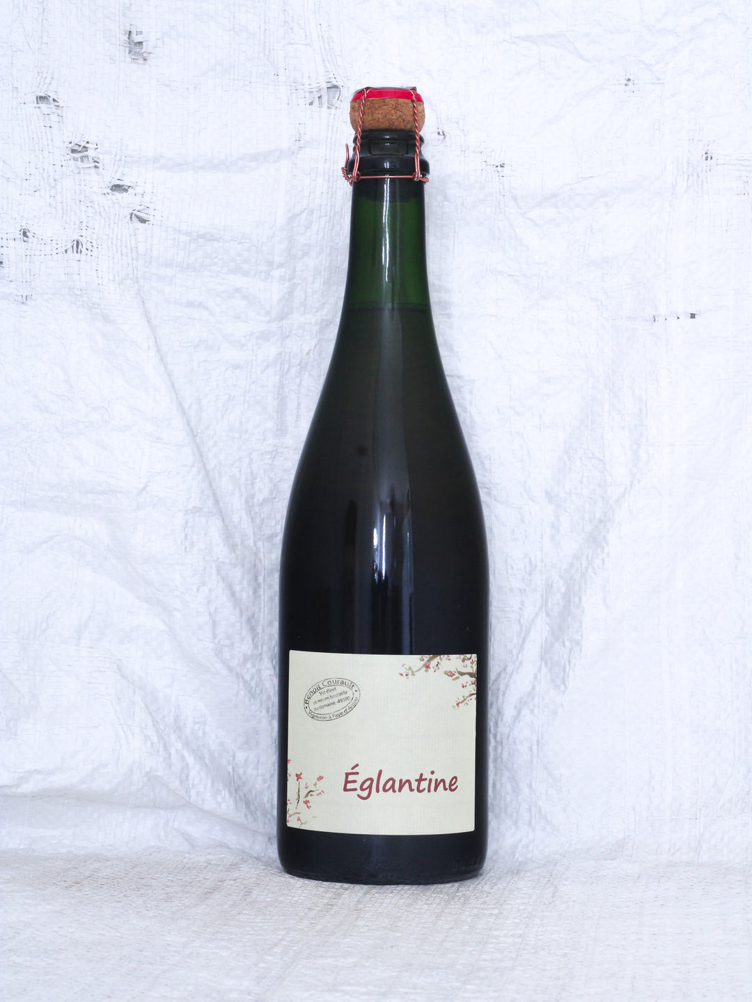Églantine 2023 von Benoît Courault – Bio Naturwein aus der Loire in Frankreich mit Vorderetikett.