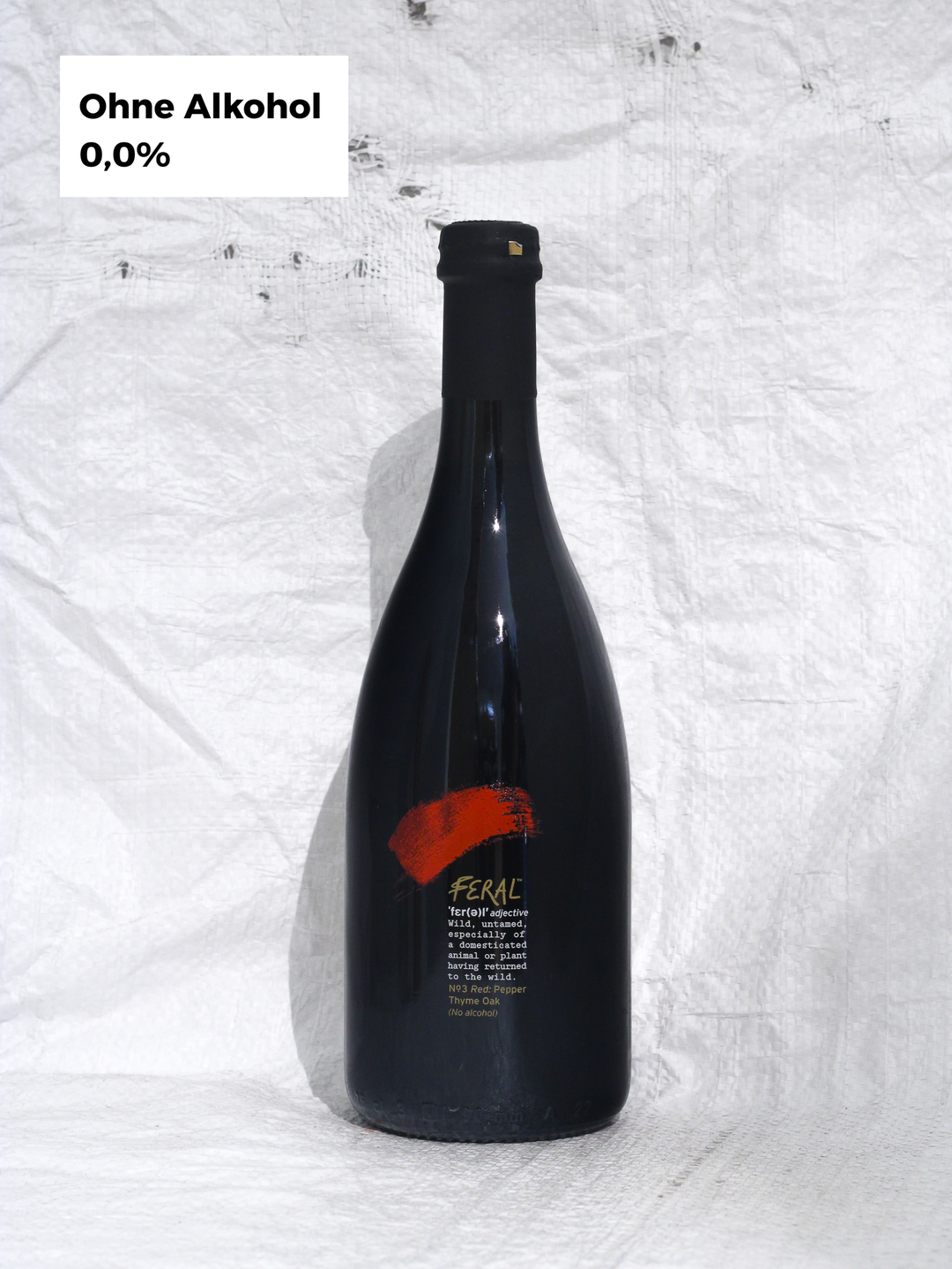 Feral Drinks N°3 alkoholfreier Bio-Drink – pfeffrige alkoholfreie Alternative mit Thymian und Eiche