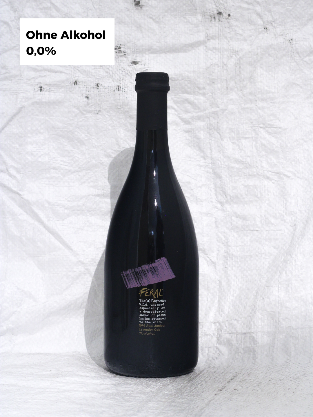 Feral Drinks N°4 alkoholfreies Bio-Getränk – blumige alkoholfreie Alternative mit Lavendel und Wacholder