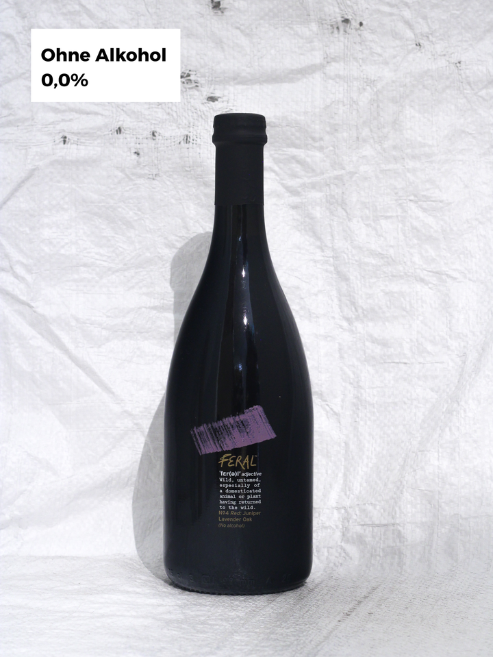 Feral Drinks N°4 alkoholfreies Bio-Getränk – blumige alkoholfreie Alternative mit Lavendel und Wacholder