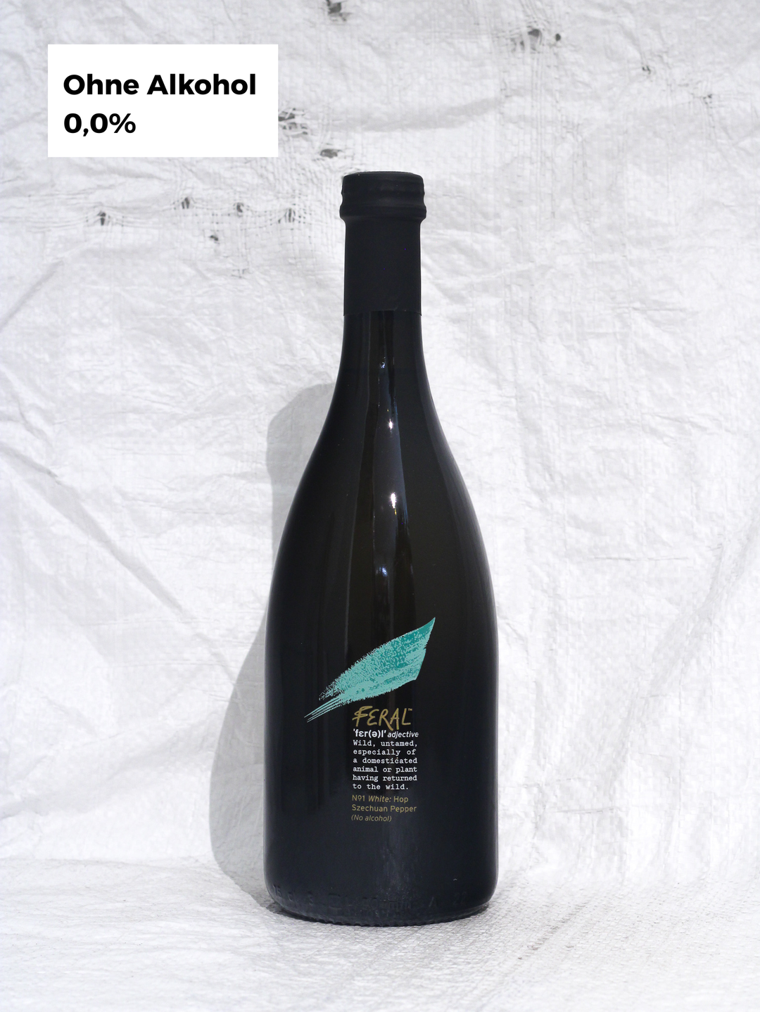 Feral N°1 Hop Szechuan Bio – Alkoholfreies Fermentgetränk, 0% Alkohol, Weinskandal