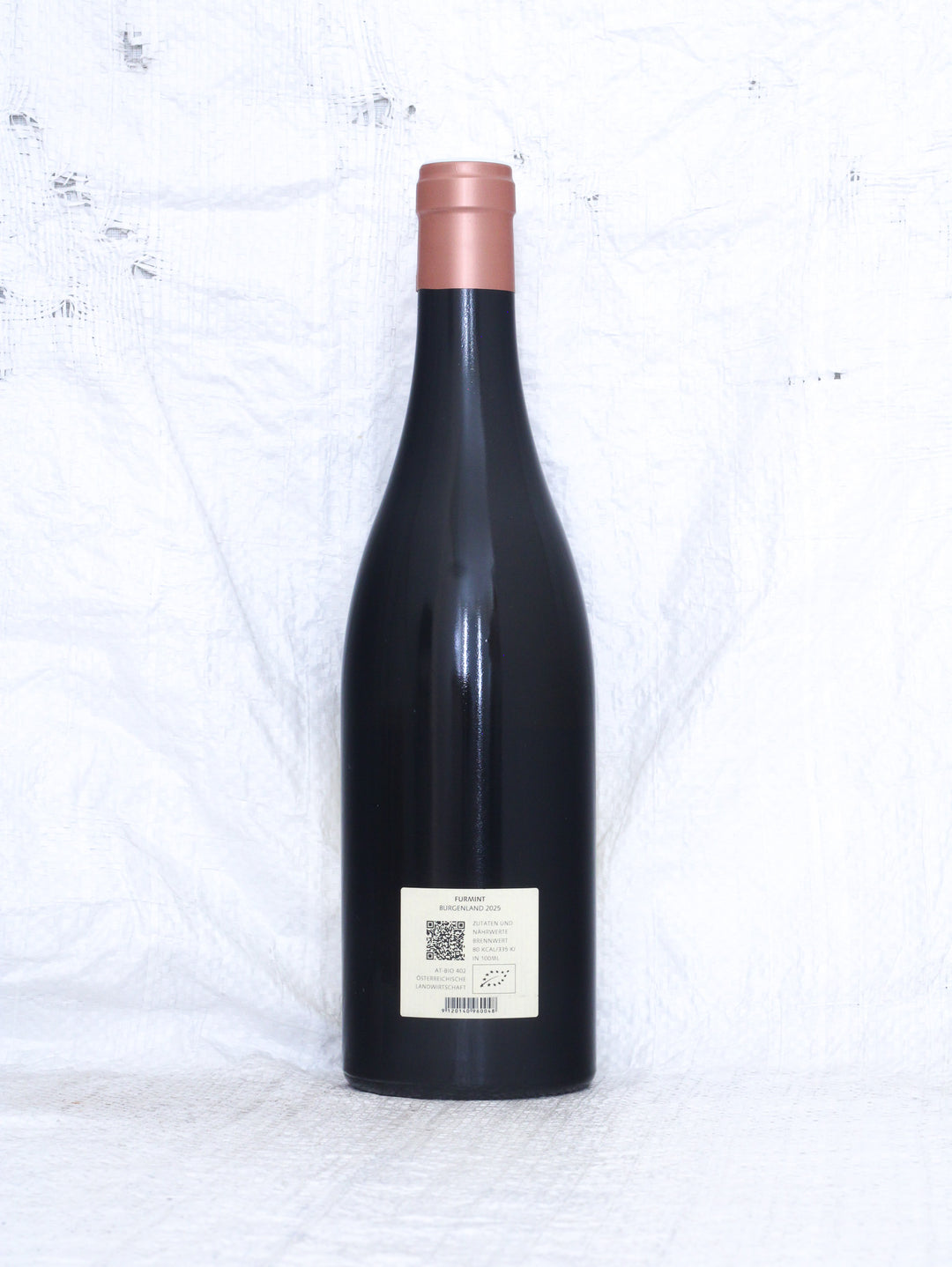 Furmint 2025 von Hannes Schuster – Rücketikett der Weinflasche