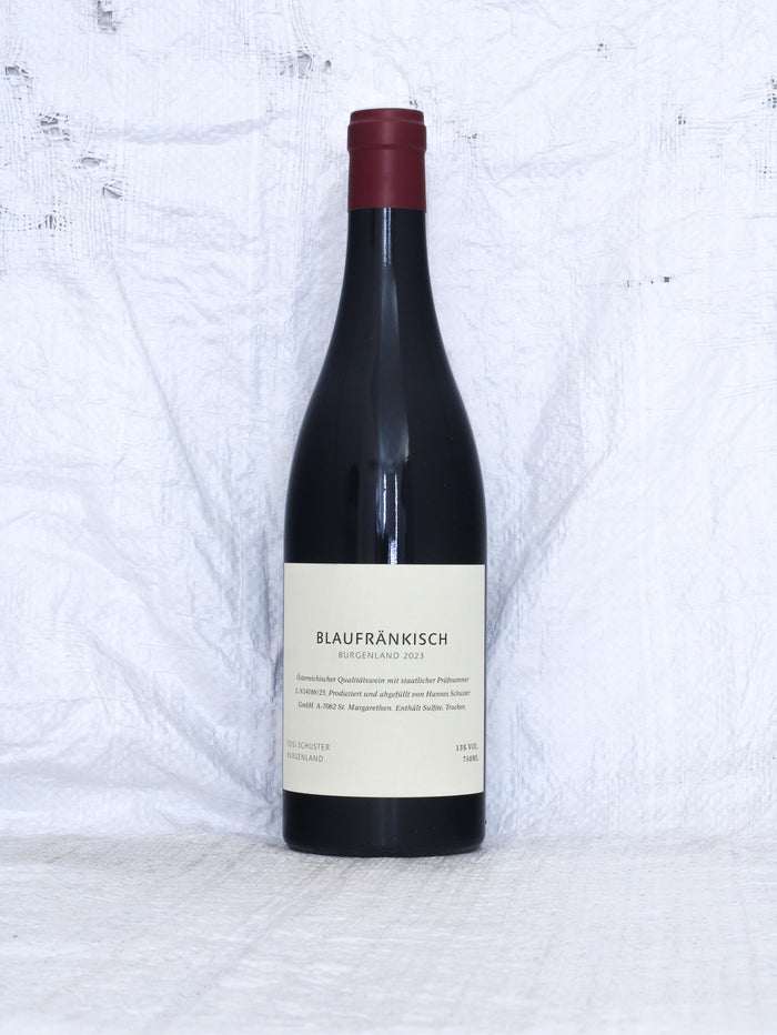 Hannes Schuster Blaufränkisch 2023 Biowein aus dem Burgenland – würziger Rotwein mit Frische und feiner Mineralität