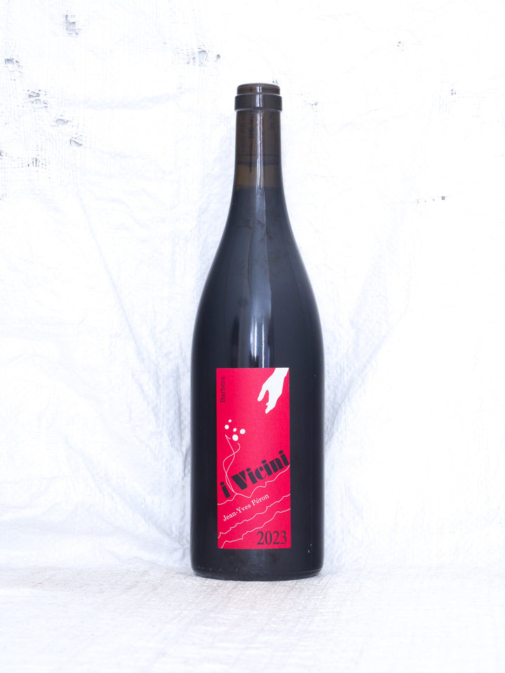 I Vicini Barbera 2023 von Jean-Yves Péron – Naturwein aus dem Piemont mit Vorderetikett