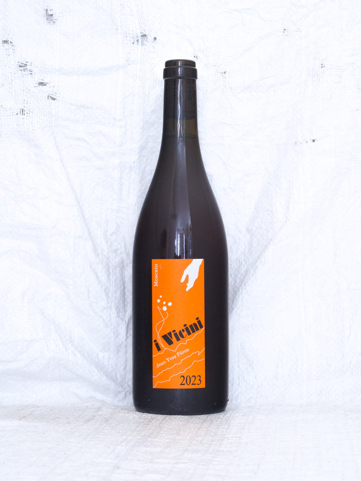 I Vicini Moscato 2023 von Jean-Yves Péron – Naturwein aus dem Piemont mit Vorderetikett