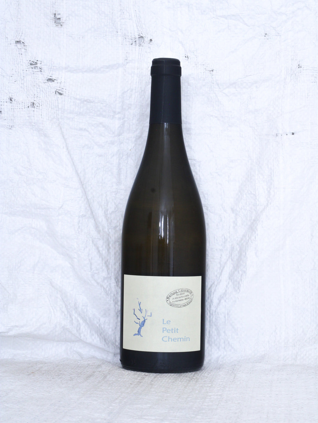 Le Petit Chemin 2025 von Benoît Courault – Bio Naturwein aus der Loire in Frankreich mit Vorderetikett.