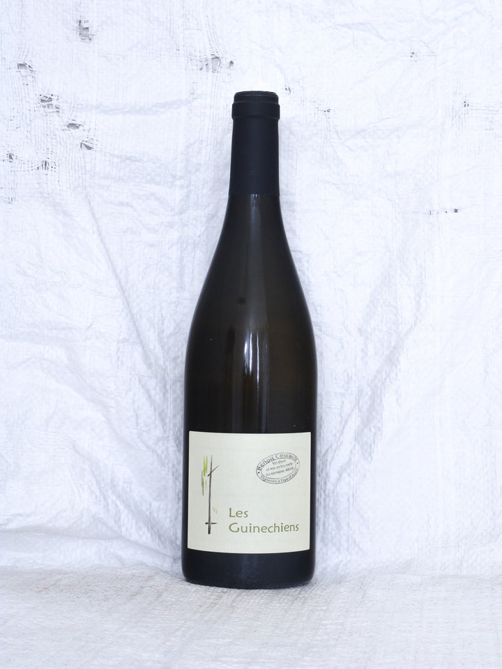 Les Guinechiens 2022 von Benoît Courault – Bio Naturwein aus der Loire in Frankreich mit Vorderetikett.