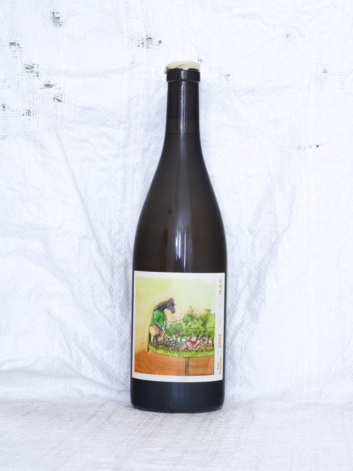 Les Pouches 2023 von François Saint-Lô – Bio Naturwein aus der Loire in Frankreich mit Vorderetikett.