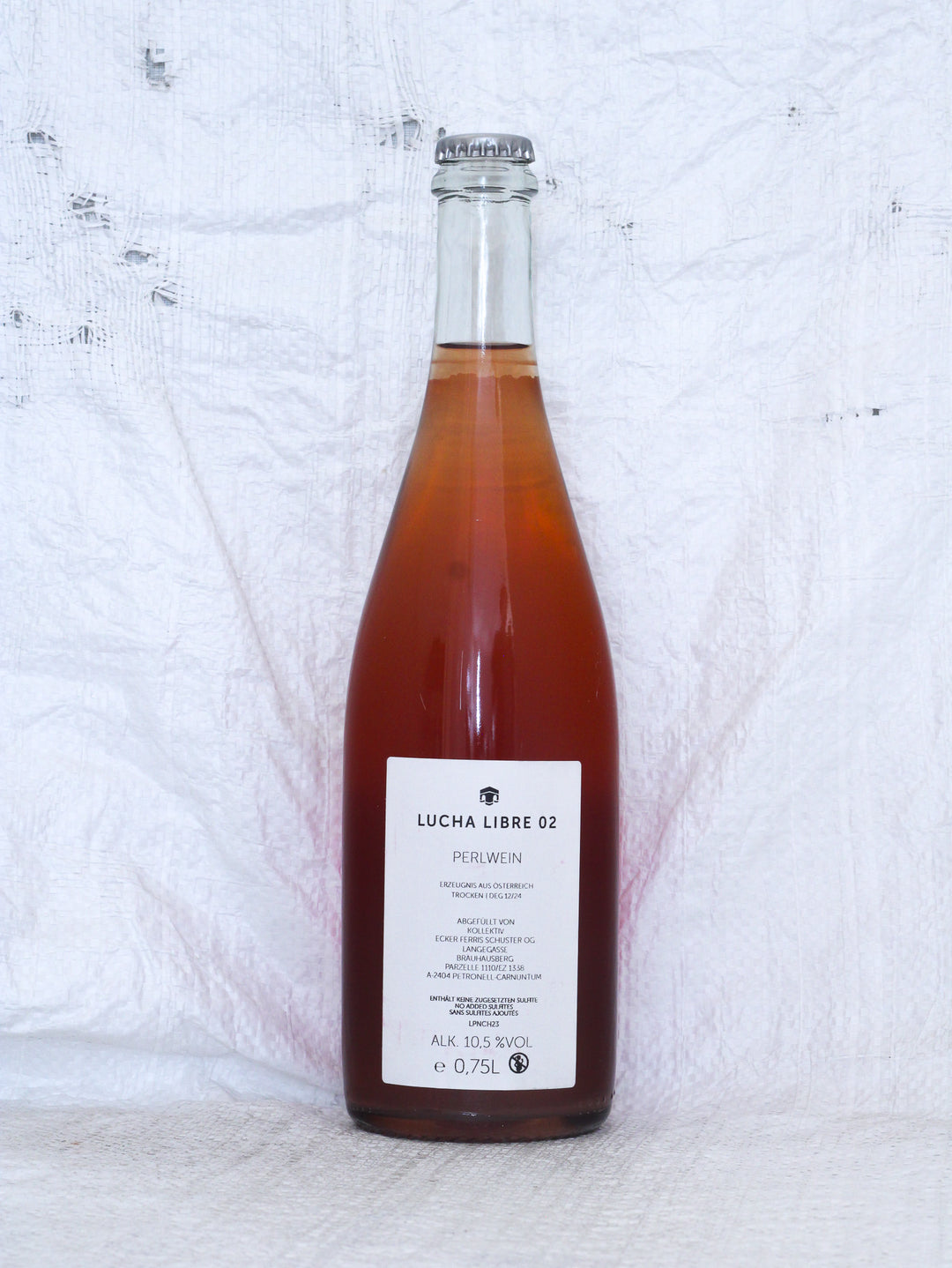 Kollektiv Peternell
Lucha Libre Volume 2 2023 0,75Liter Weinflasche Etikette hinten
