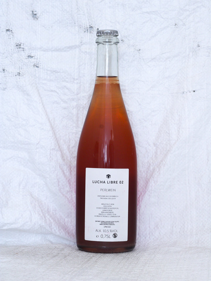 Kollektiv Peternell
Lucha Libre Volume 2 2023 0,75Liter Weinflasche Etikette hinten