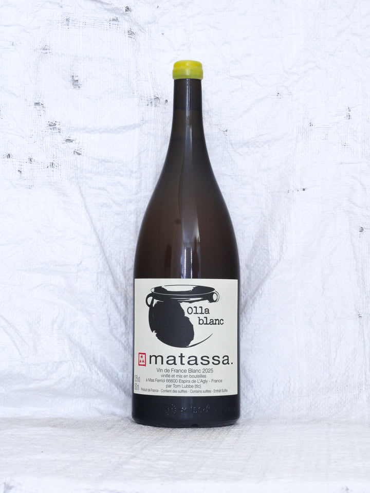 Matassa Olla Blanc 2025 Magnum 1,5L – frischer Orange Wine aus Frankreich, unfiltriert und biodynamisch