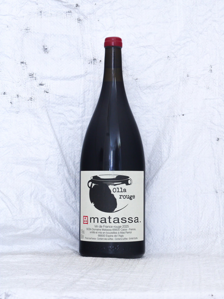 Matassa Olla Rouge 2025 Magnum 1,5L Natur Rotwein aus Frankreich – leicht, fruchtig und unfiltriert