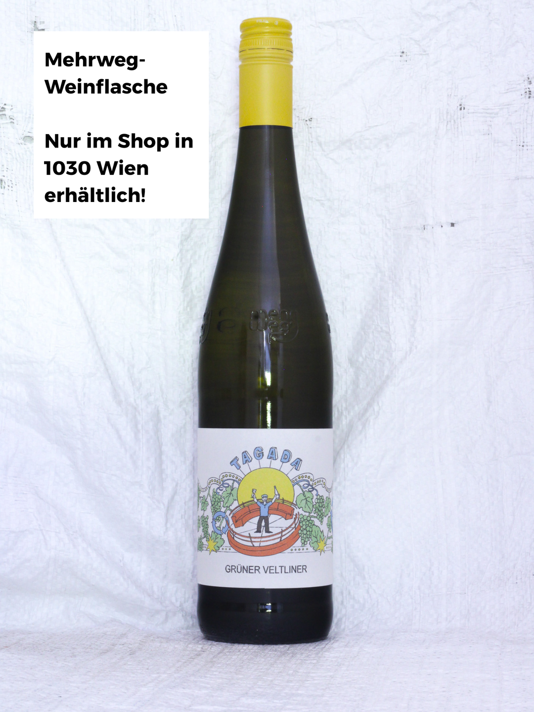 Matthias Hager Grüner Veltliner
Tagada NV Biowein in der Mehrwegflasche erhältlich bei Weinskandal in 1030 Wien