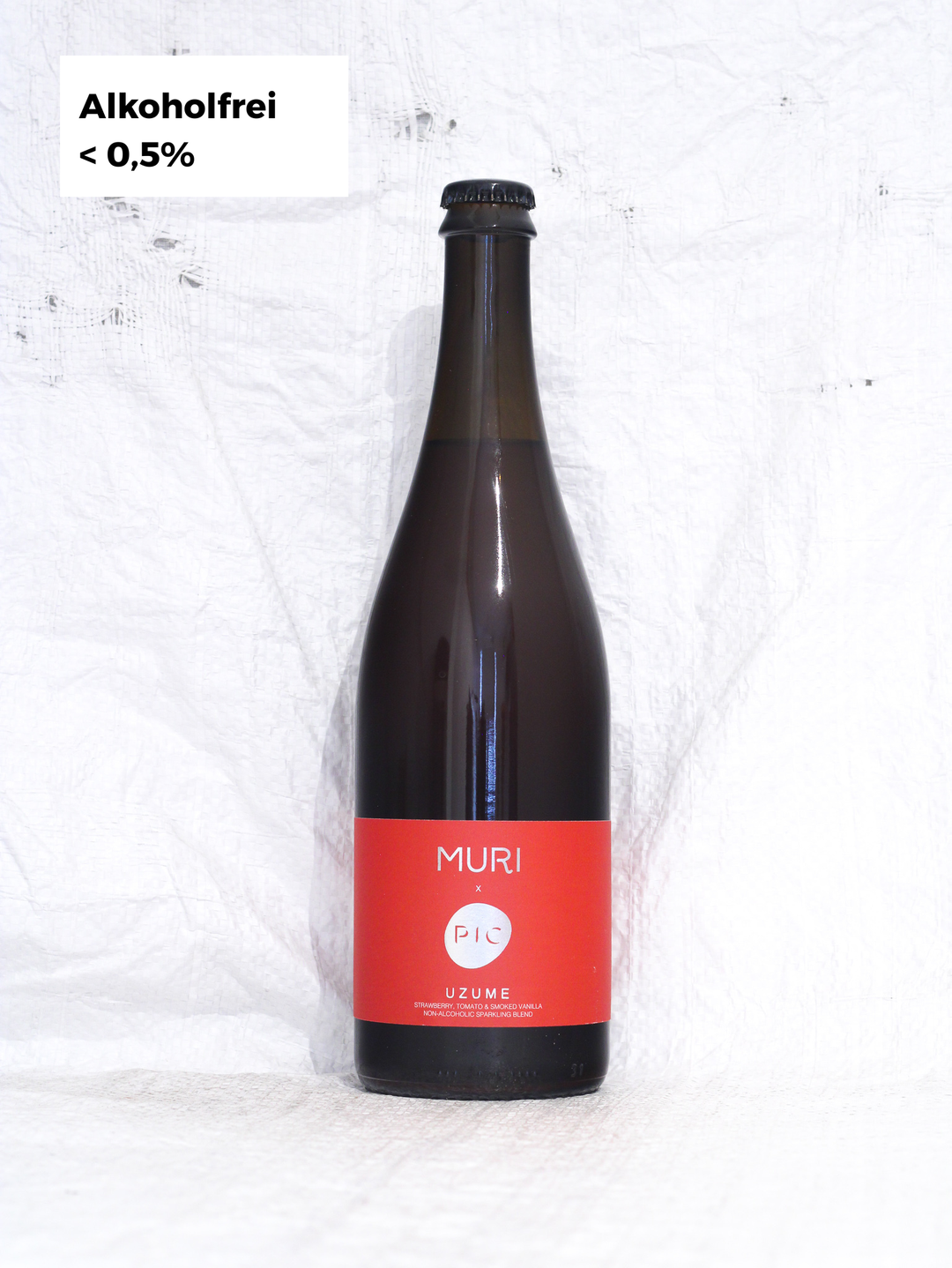 Uzume Non Vintage Alkoholfreier Blend von Muri Drinks mit Erdbeerfermentation