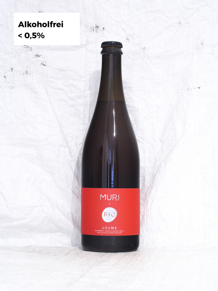 Uzume Non Vintage Alkoholfreier Blend von Muri Drinks mit Erdbeerfermentation
