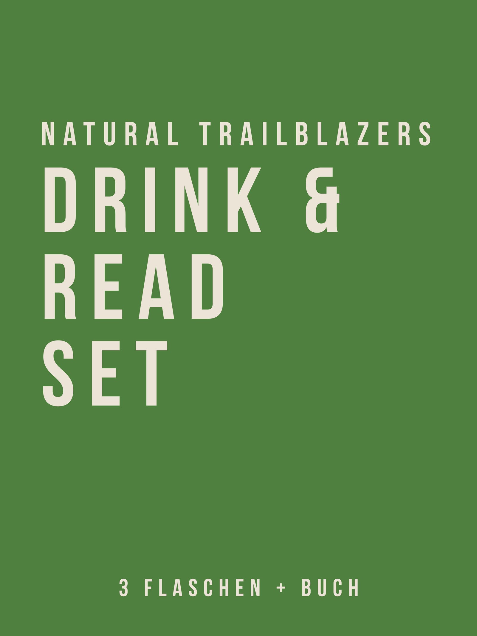 Drink & Read Set Buch von Camilla Gjerde, natural trailblazers im set