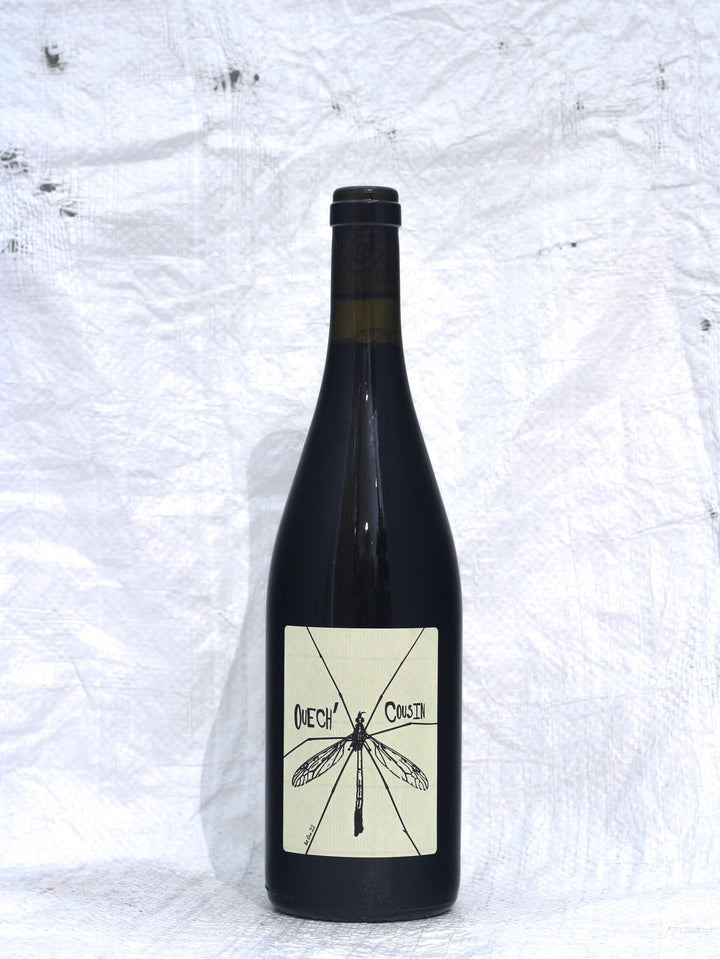 Ouech Cousin 2022 von Baptiste Cousin, Frontansicht der Grolleau-Naturweinflasche aus der Loire bei Weinskandal