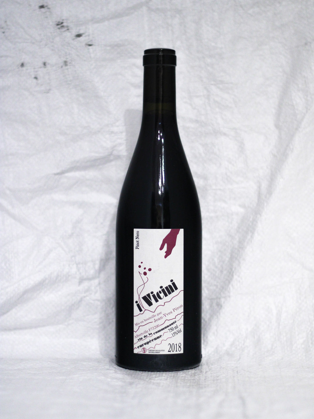 Pinot Nero 2018 von Jean-Yves Péron – Naturwein aus Norditalien mit Vorderetikett