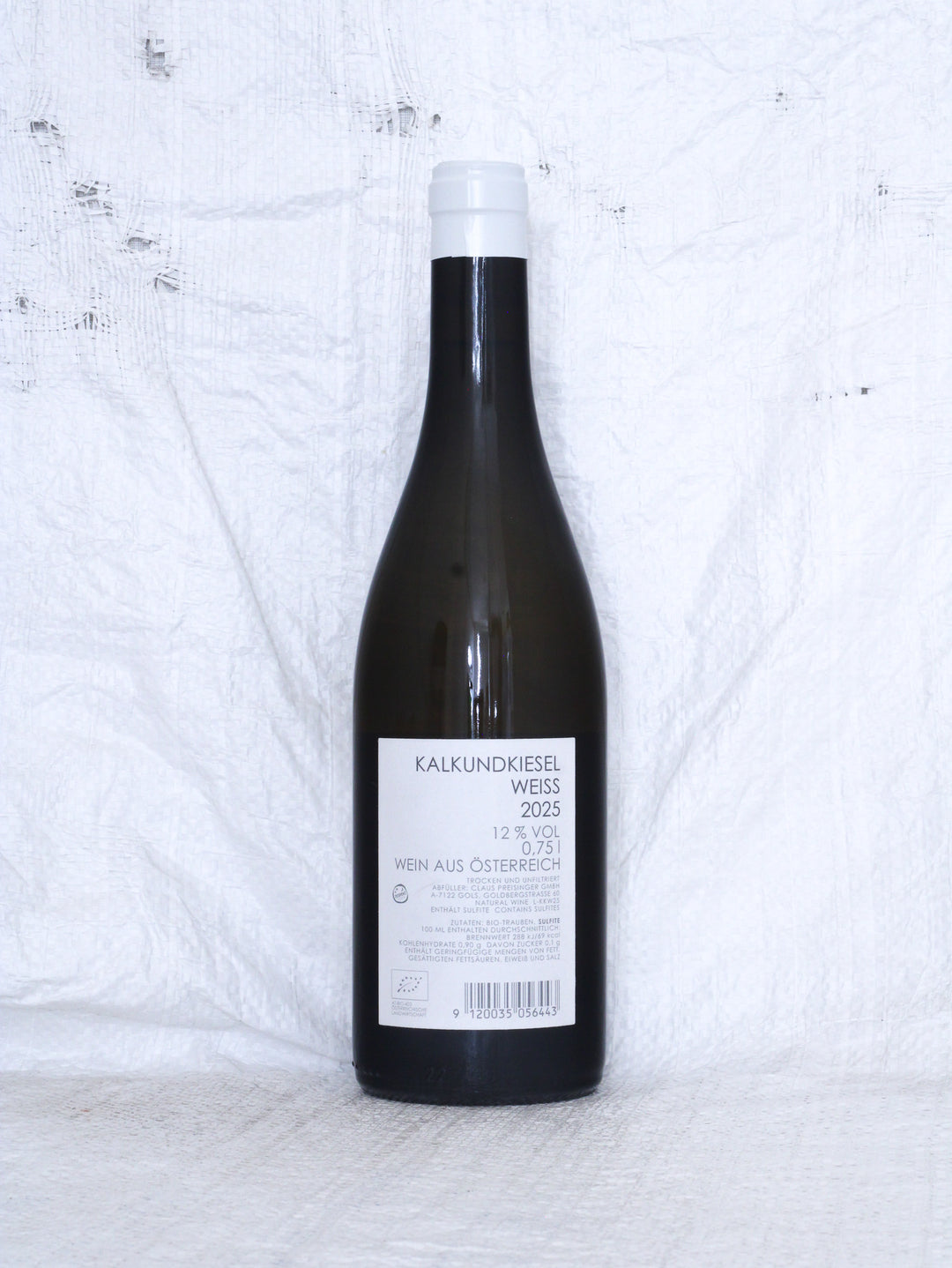 Claus Preisinger
Kalk & Kiesel Weiß 2025 0,75L Biowein