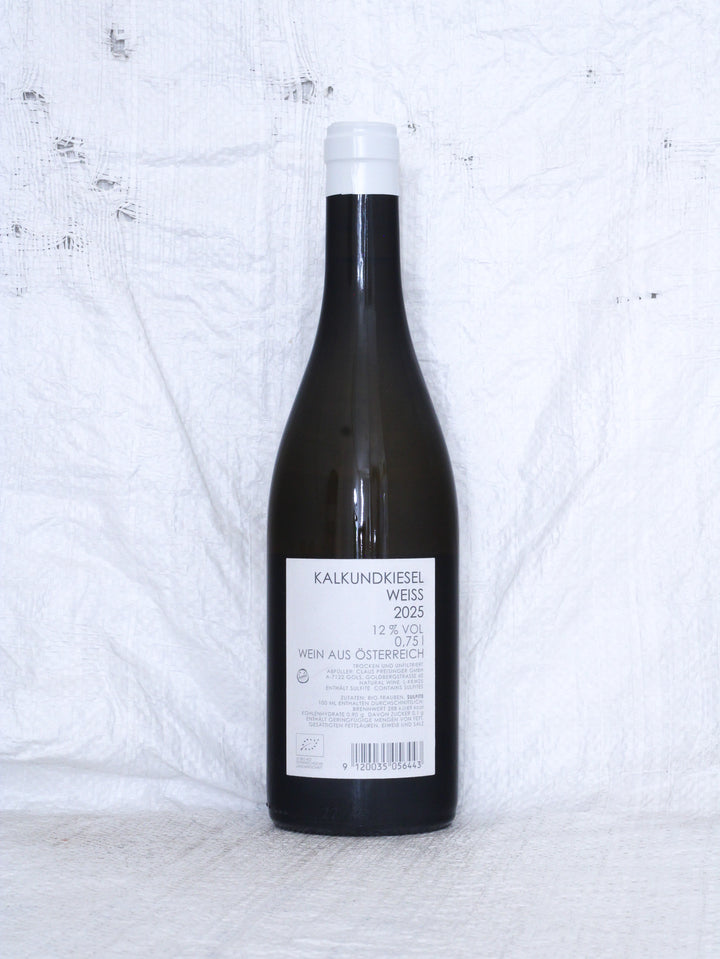 Claus Preisinger
Kalk & Kiesel Weiß 2025 0,75L Biowein