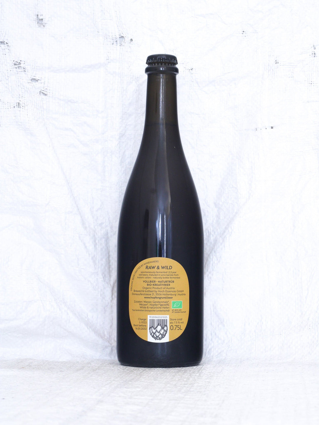 Raw Wild Bio Bier von Hopfengrund