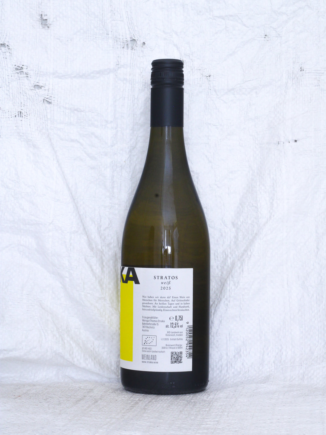 Thomas Straka
Stratos Weiss 2025 0,75L Bio Weisswein aus Österreich