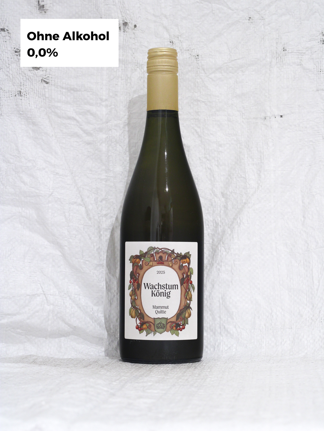 Wachstum Koenig Mammutquitte 2025 Natursaft ohne Alkohol bei Weinskandal