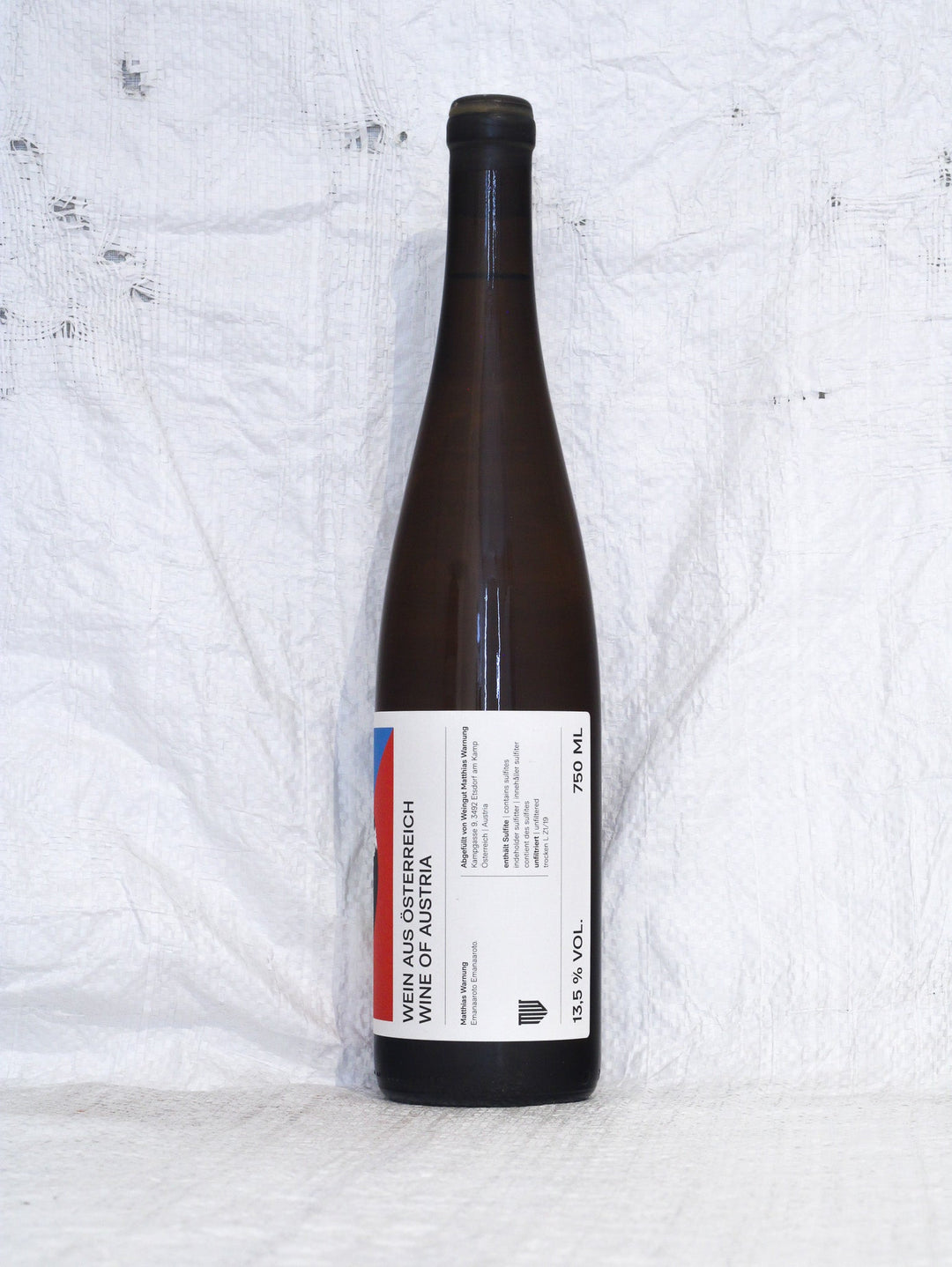 Zion Grüner Veltliner 2019 Naturwein Matthias Warnung Flasche Seitenansicht