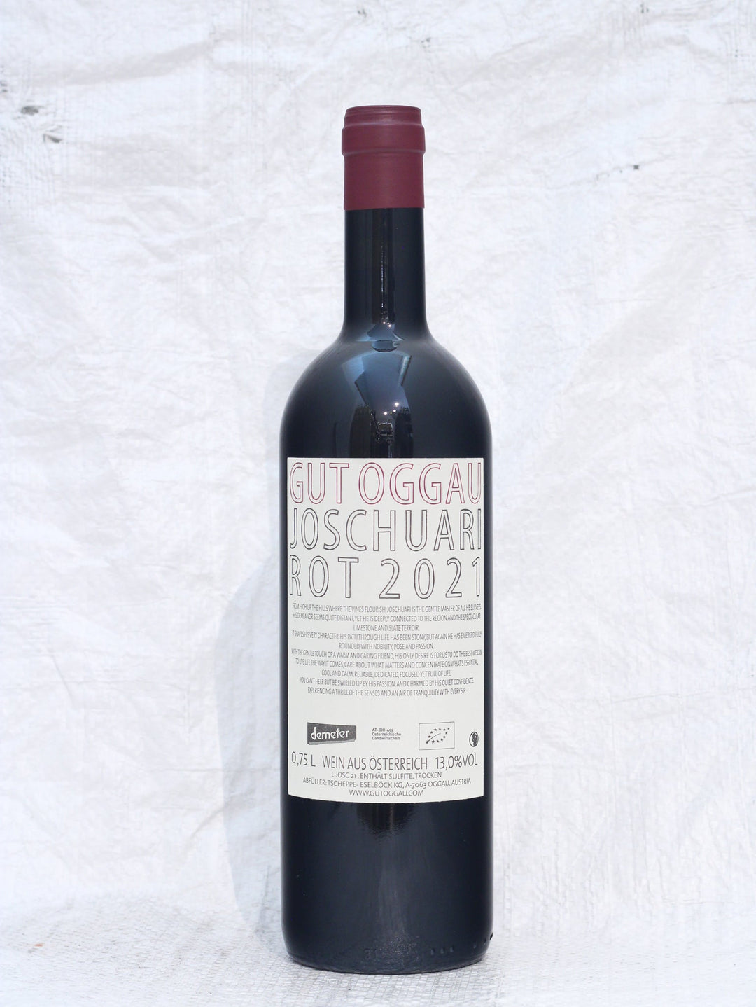 Joschuari 2021 0,75L Bio Wein von Gut Oggau