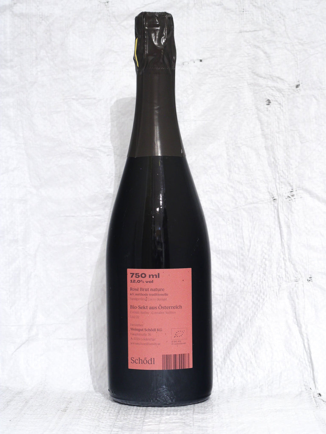 Rosé Brut Nature 0,75L Bio Wein von Weingut Schödl