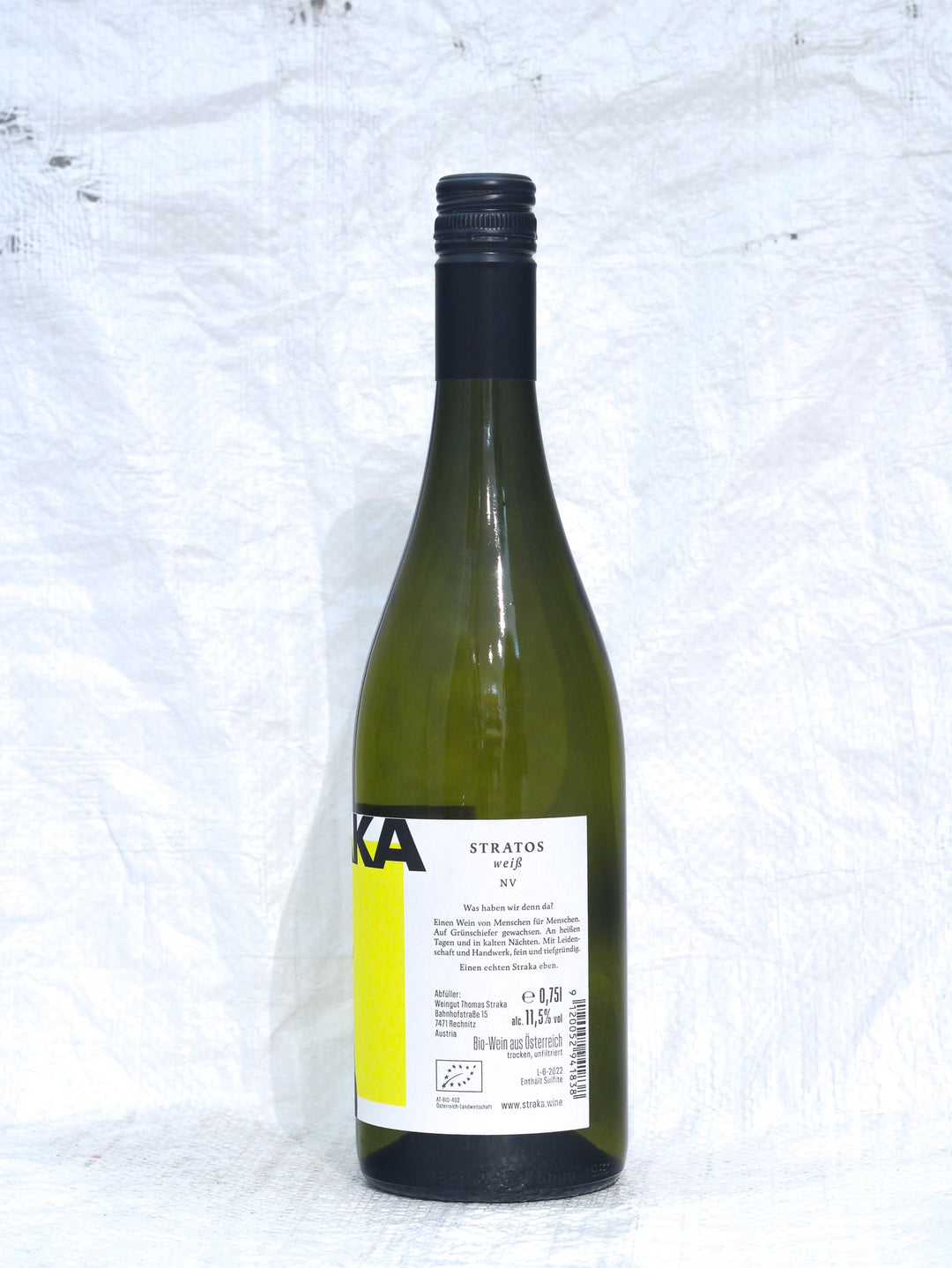 Stratos Weiß N.V. 0,75L Bio Wein von Thomas Straka