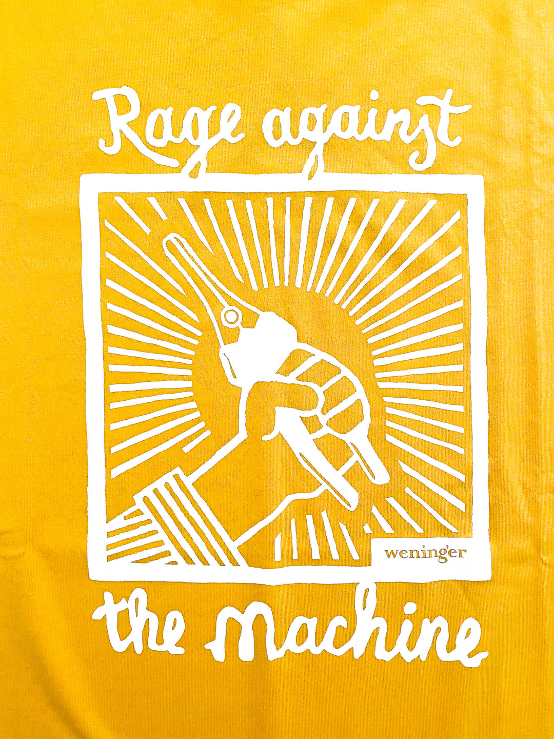 RAGE AGAINST THE MACHINE T-SHIRT WENINGER